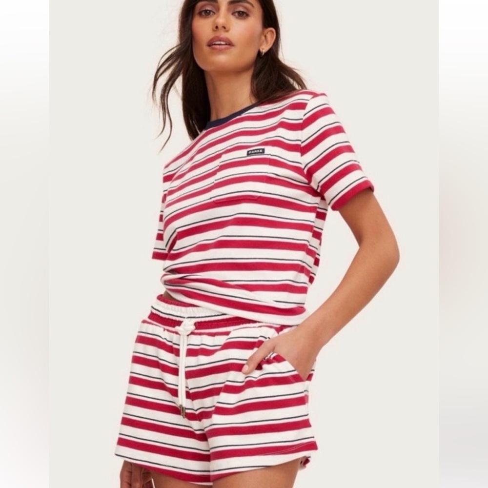 🇺🇸PARKE x TARGET Coastal Collection🇺🇸Striped Lounge Shorts! Size S! NWT!